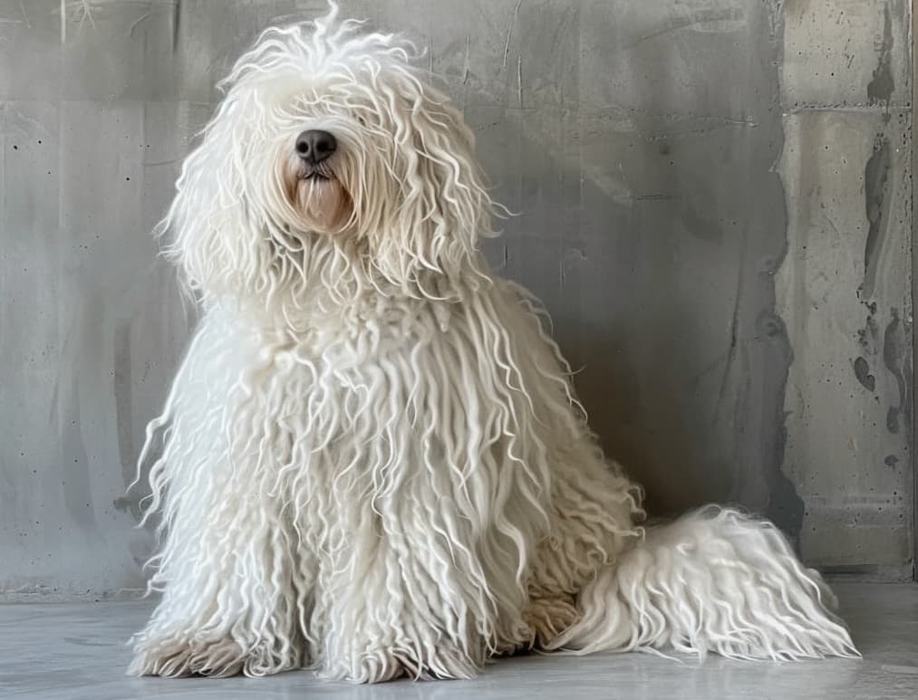 Puli Weisser Hund