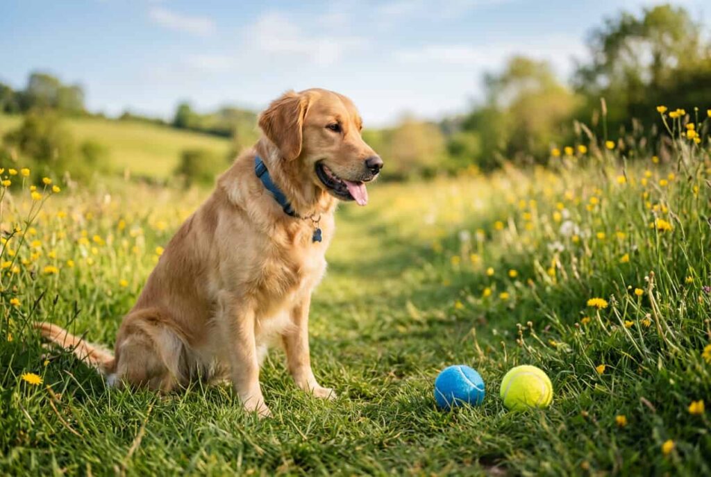 Warum sind Hundespielzeuge meist blau oder gelb?