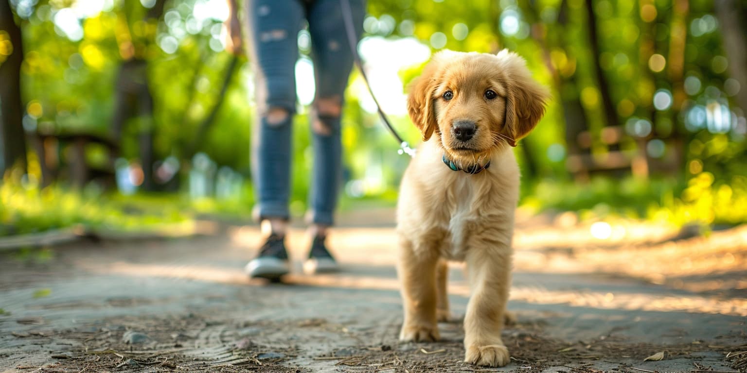 Leinenführigkeit ist sehr wichtig für das gemeinsame Zusammenleben von Mensch und Hund.